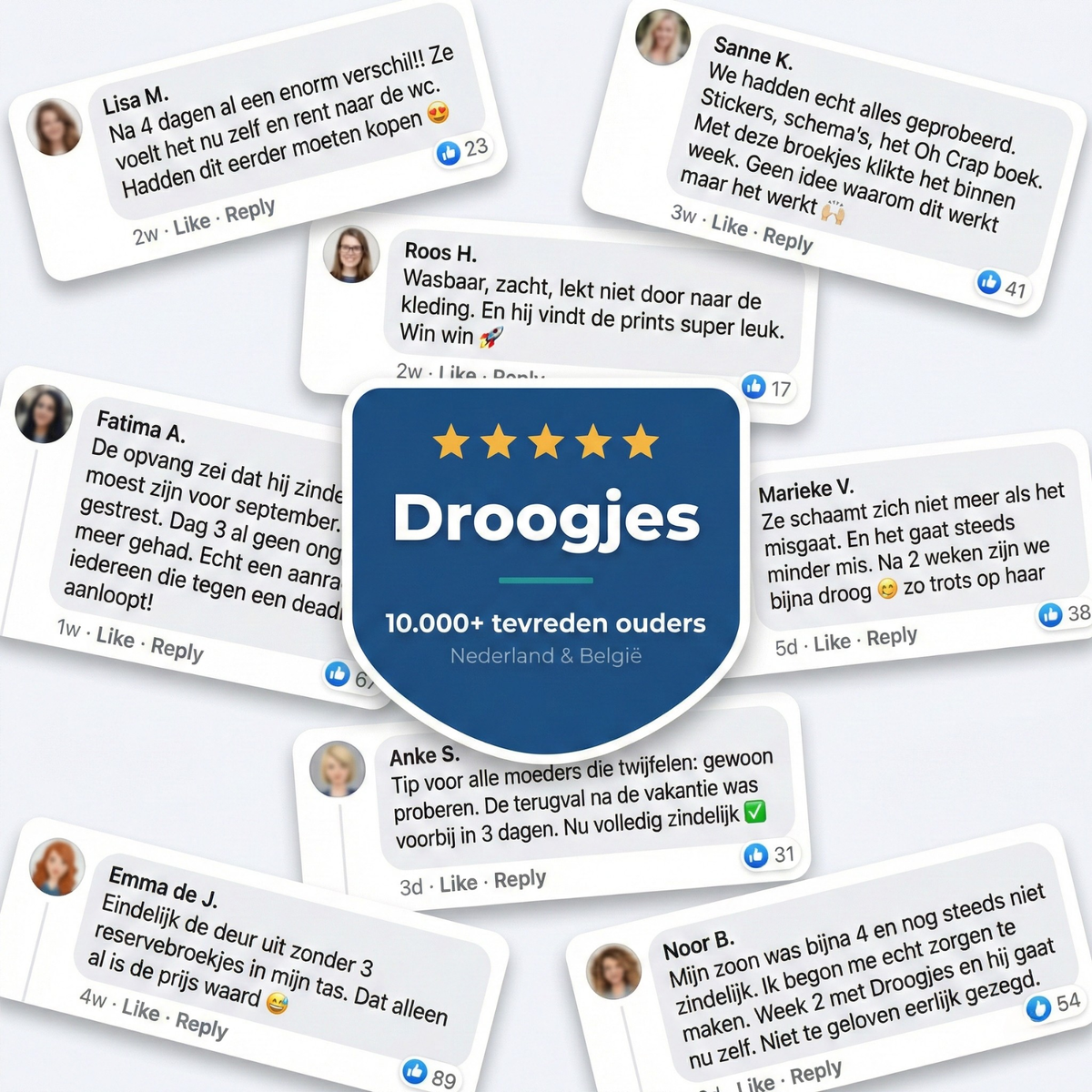 ZINIQ Droogjes trainingsondergoed — voor de fase waarin zindelijk worden nog met vallen en opstaan gaat