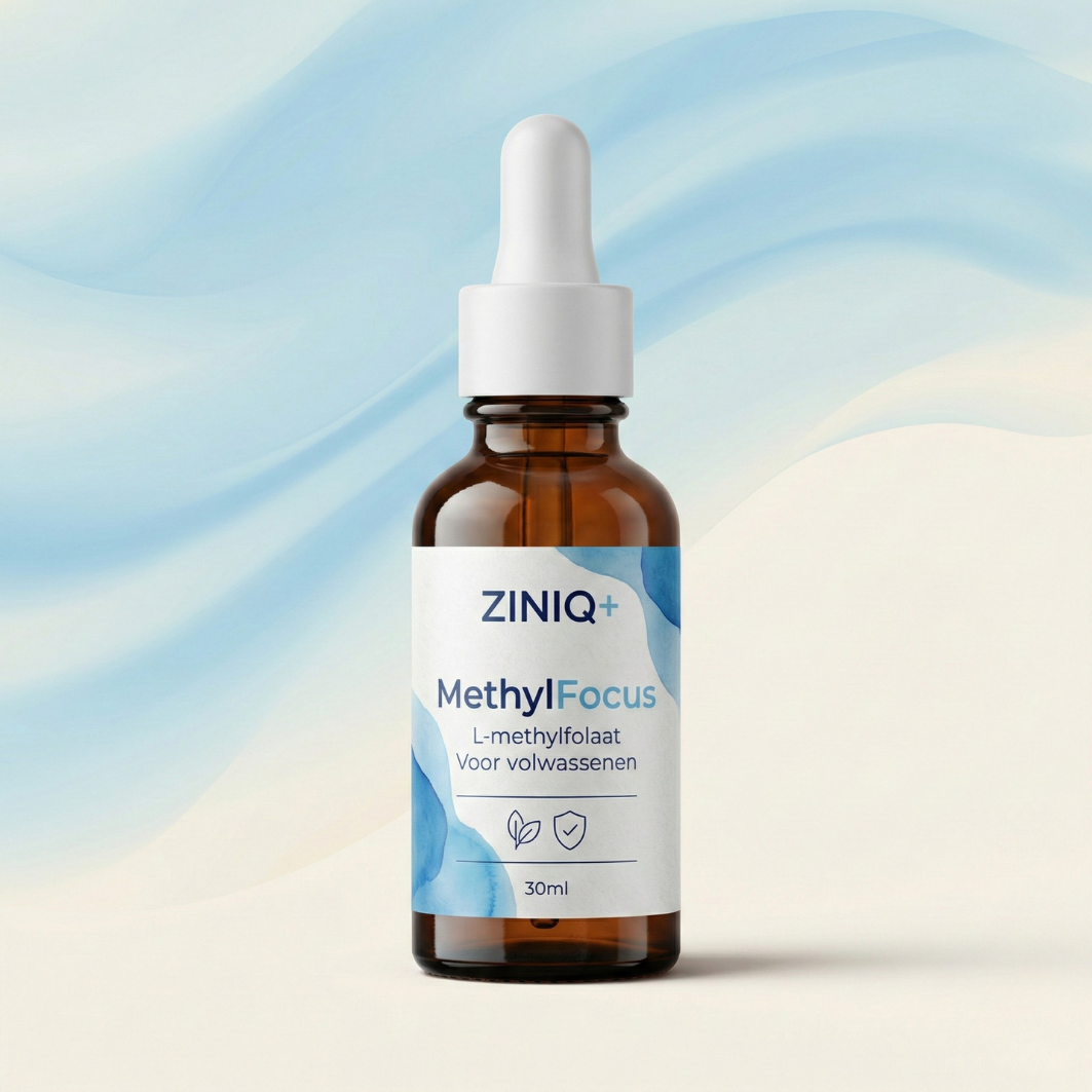 ZINIQ+ MethylFocus Volwassenen | Geactiveerd folaat voor rust, focus en mentale veerkracht