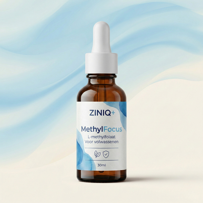ZINIQ+ MethylFocus Volwassenen | Geactiveerd folaat voor rust, focus en mentale veerkracht