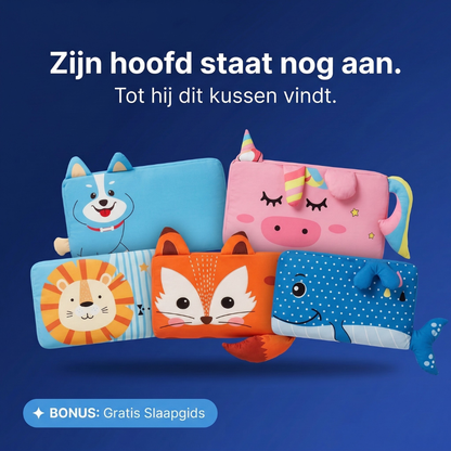 ZINIQ™ CalmNest Pillow - Voor kinderen die hun hoofd niet uit kunnen zetten.