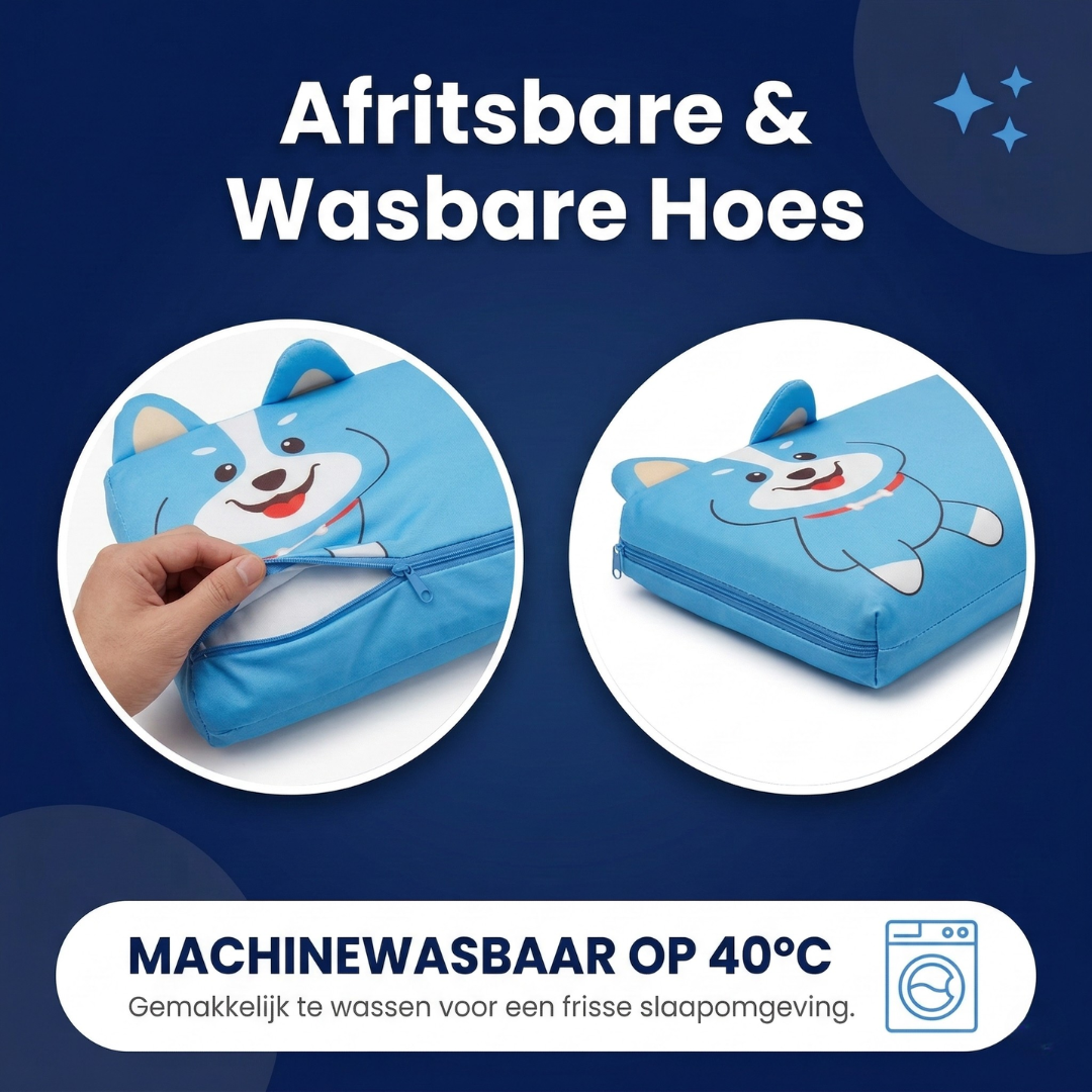 ZINIQ™ CalmNest Pillow - Voor kinderen die hun hoofd niet uit kunnen zetten.